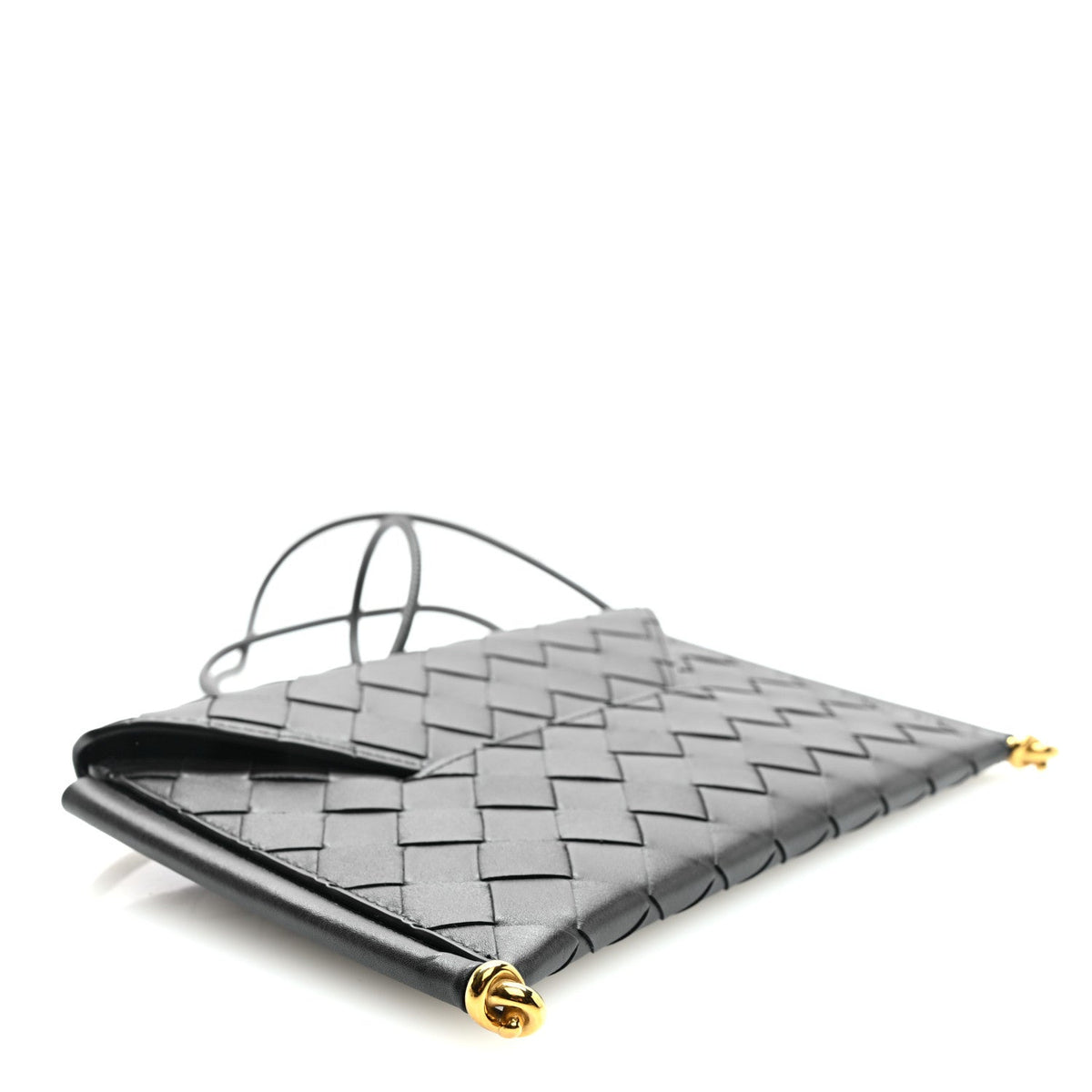 Calfskin Intrecciato Solstice Phone Pouch Nocturnal