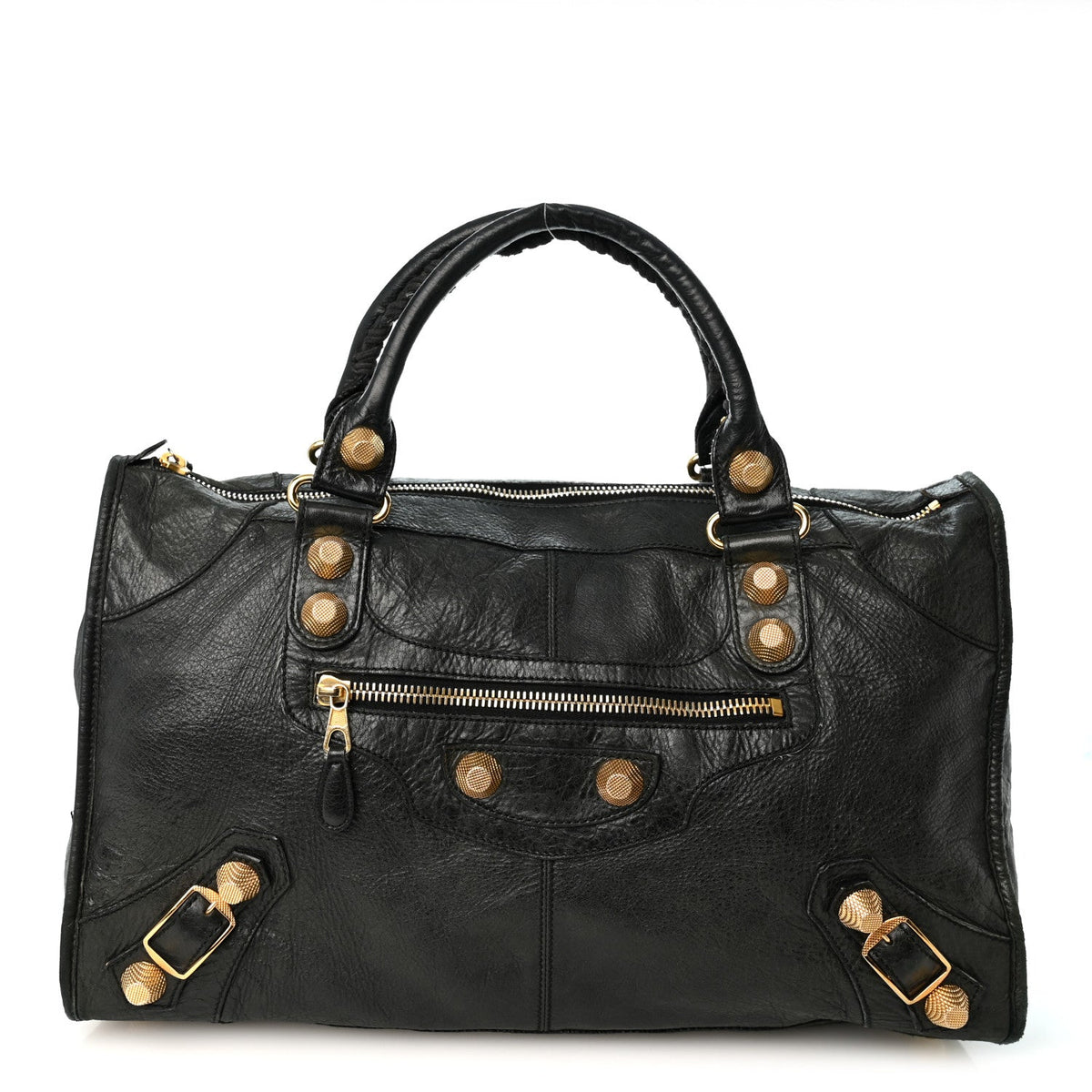 Agneau Giant 21 Gold Hardware Work Black