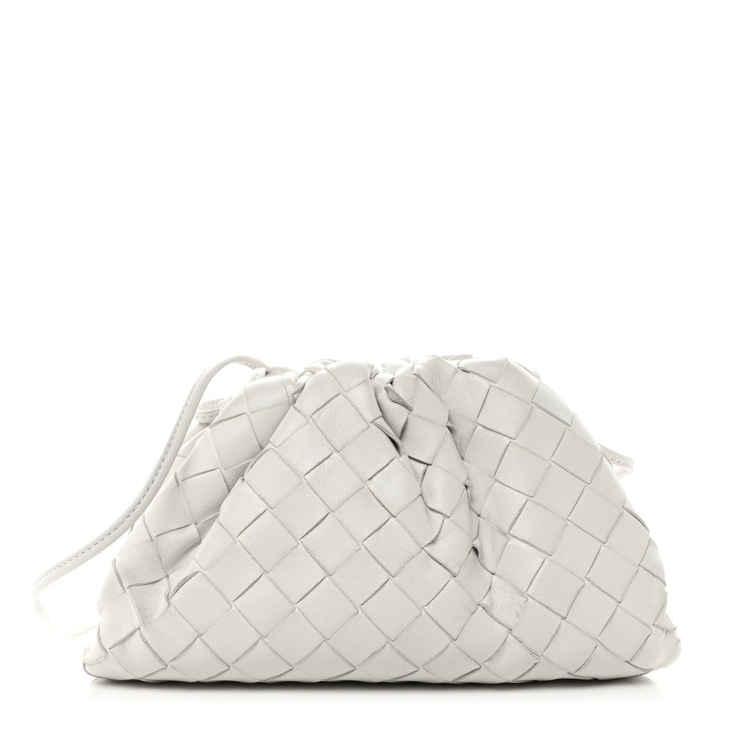 Nappa Intrecciato The Mini Pouch Chalk