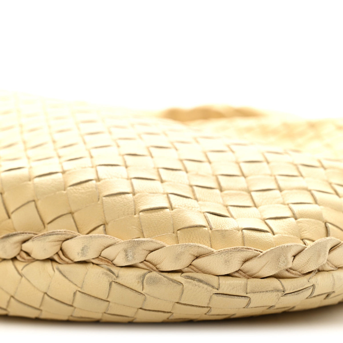 Nappa Intrecciato Medium Veneta Hobo Banane