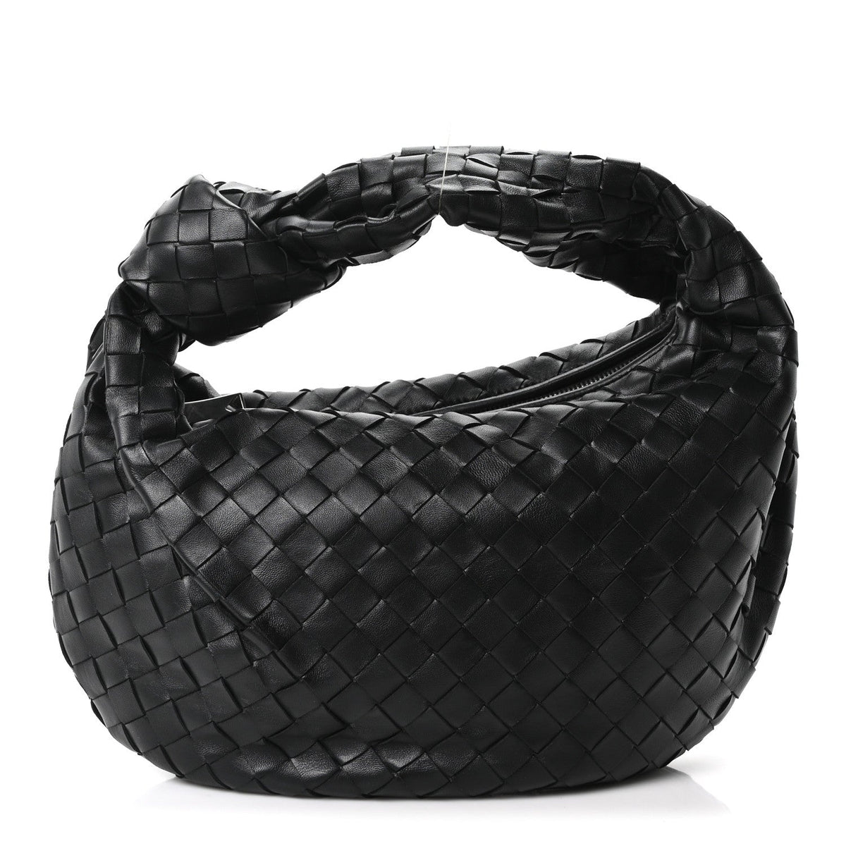 Nappa Intrecciato Teen Jodie Hobo Black