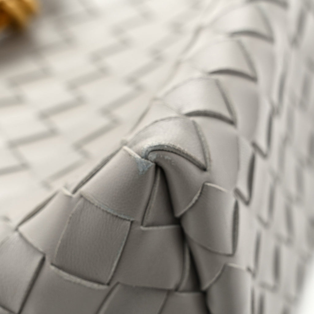 Nappa Intrecciato Small Andiamo Shoulder Bag Sterling