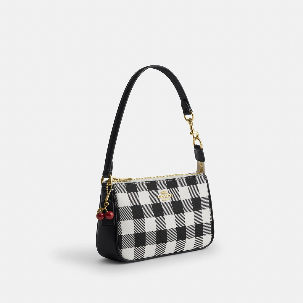 Coach Outlet Nolita 19 With Gingham Print And Charm
