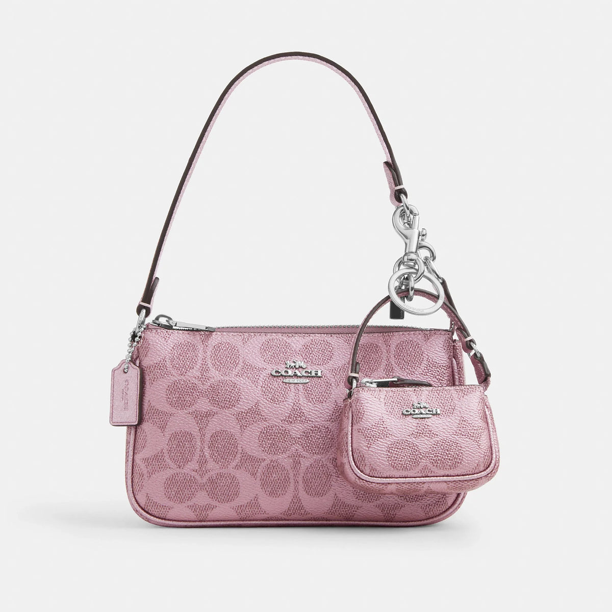 Coach Outlet Boxed Nolita 19 And Nolita Bag Charm Set In Signature Canvas