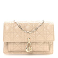Lambskin Cannage Chain My Dior Daily Chain Pouch Powder Beige