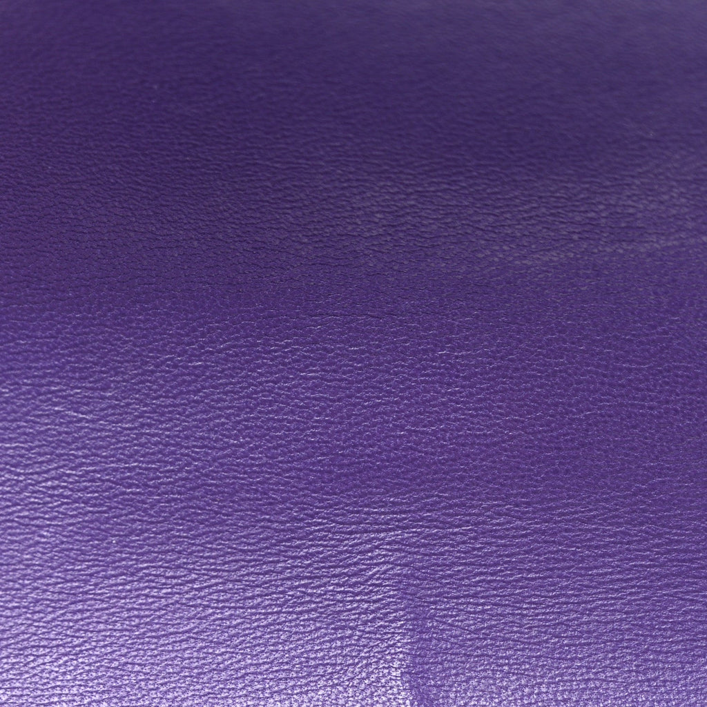 Lambskin Quilted Mini Rectangular Flap Purple