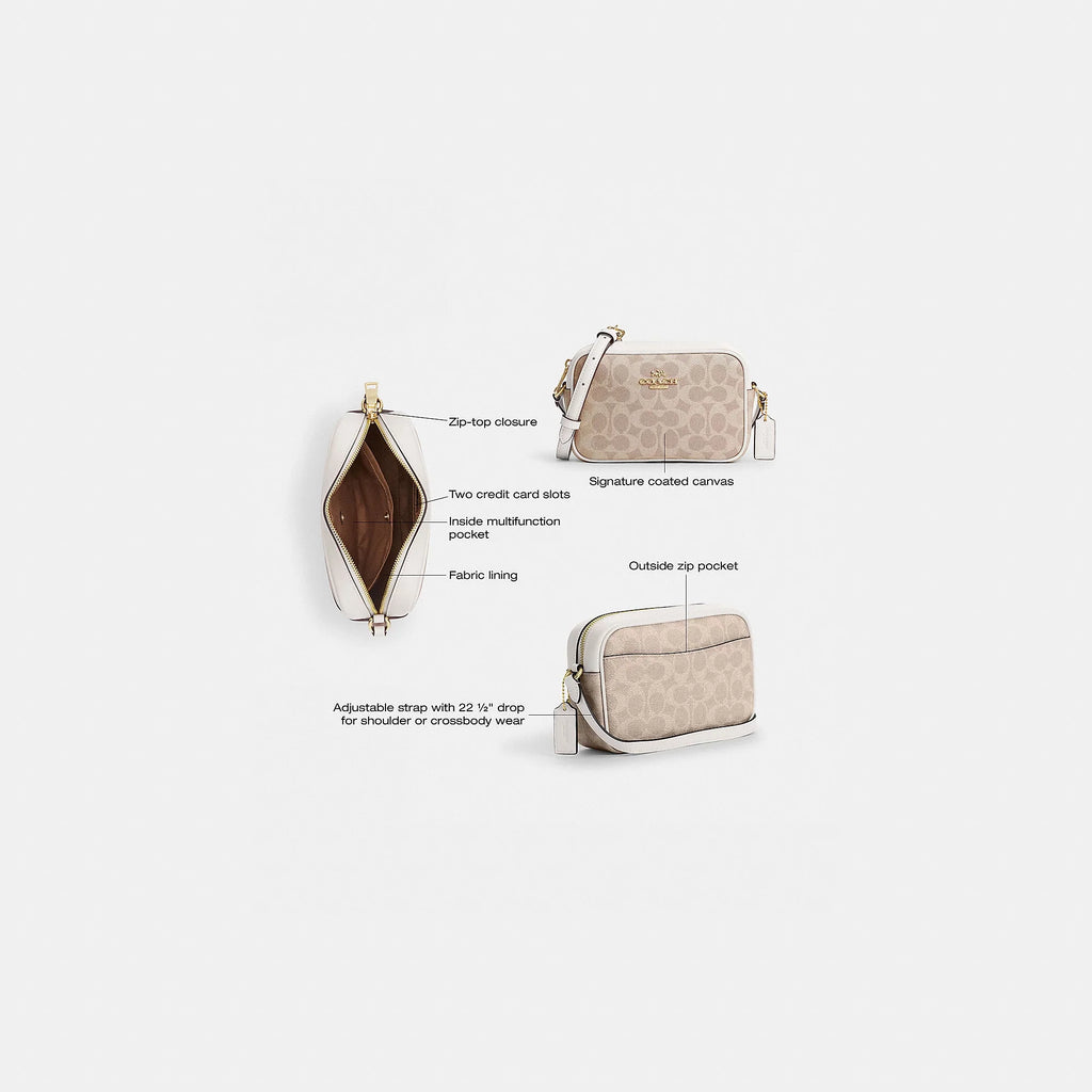 Coach Outlet Mini Jamie Camera Bag In Signature Canvas