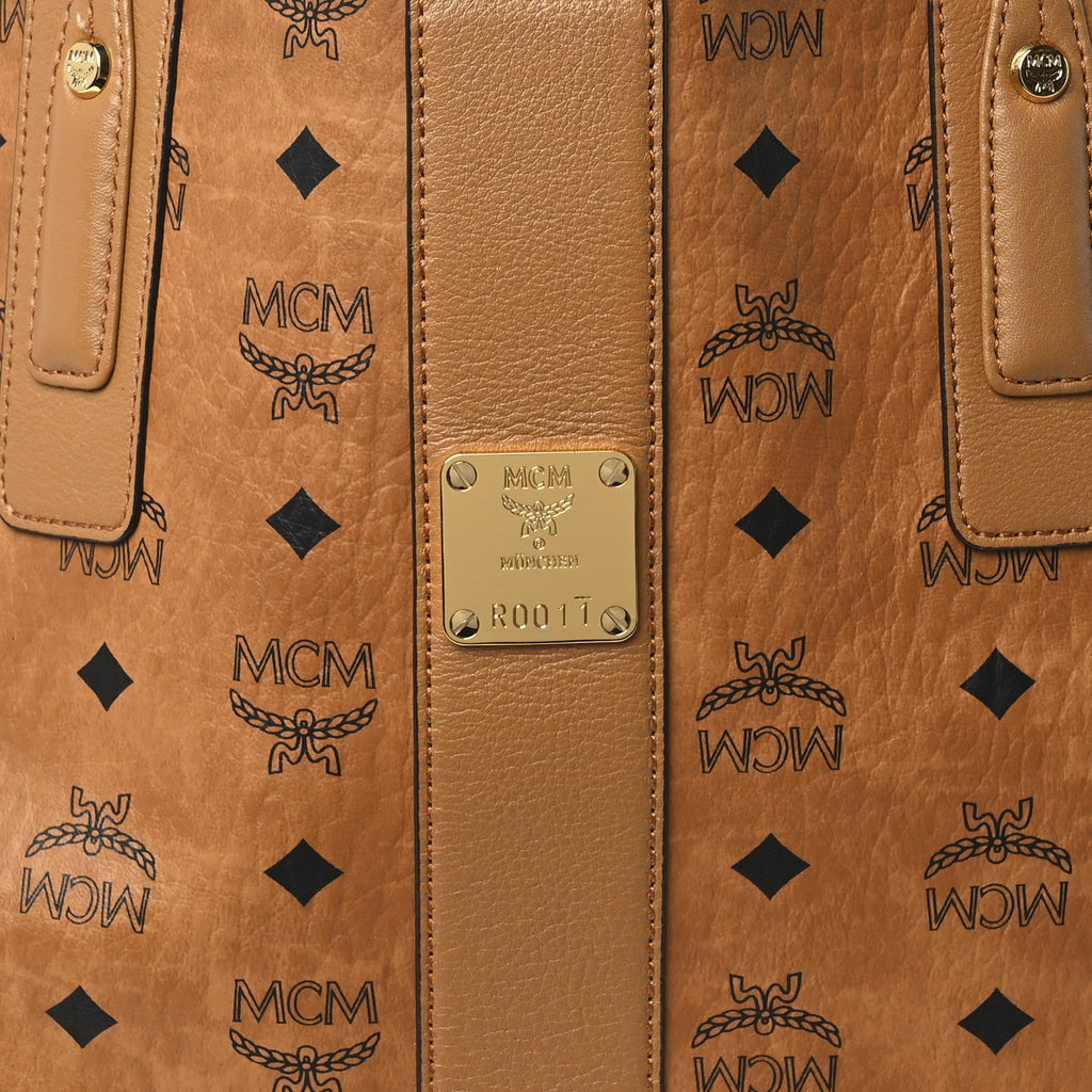 Visetos Medium Liz Reversible Shopper Tote Cognac