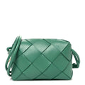 Lambskin Maxi Intrecciato Small Cassette Camera Bag Mermaid