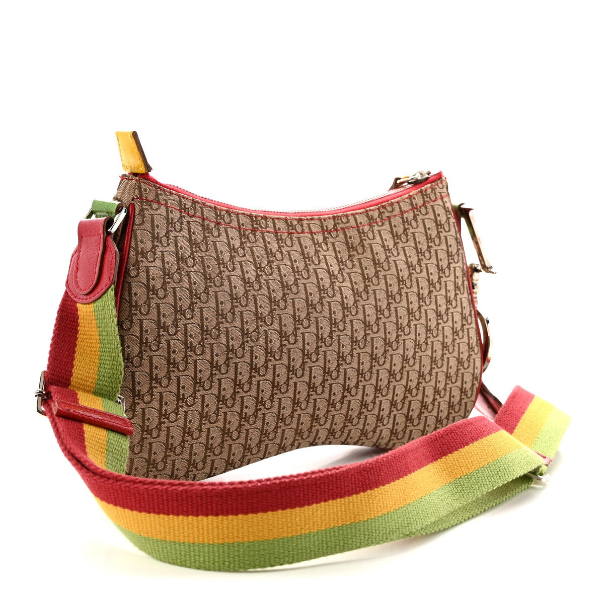 Monogram Rasta Double Saddle Beige Saddle Beige