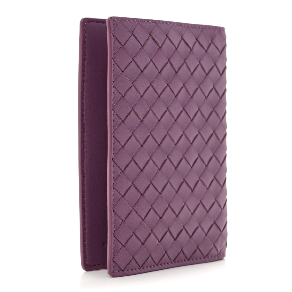 Nappa Intrecciato Passport Case Corot