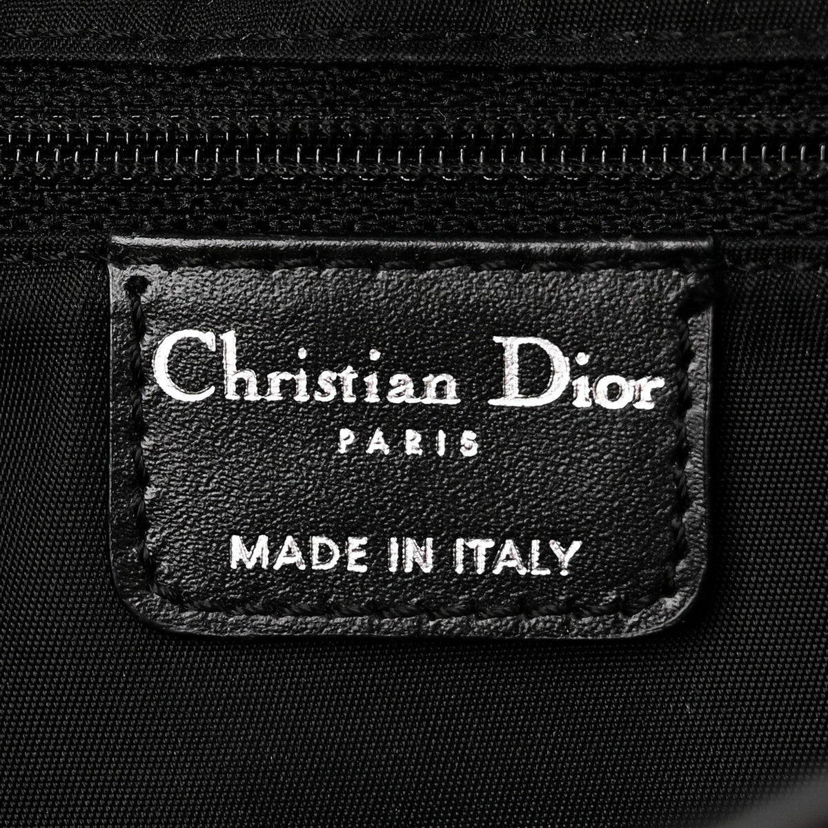 Monogram Saddle Bag Black