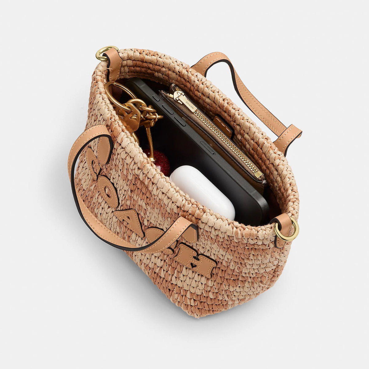 Coach Outlet City Mini Tote Bag With Gingham Print