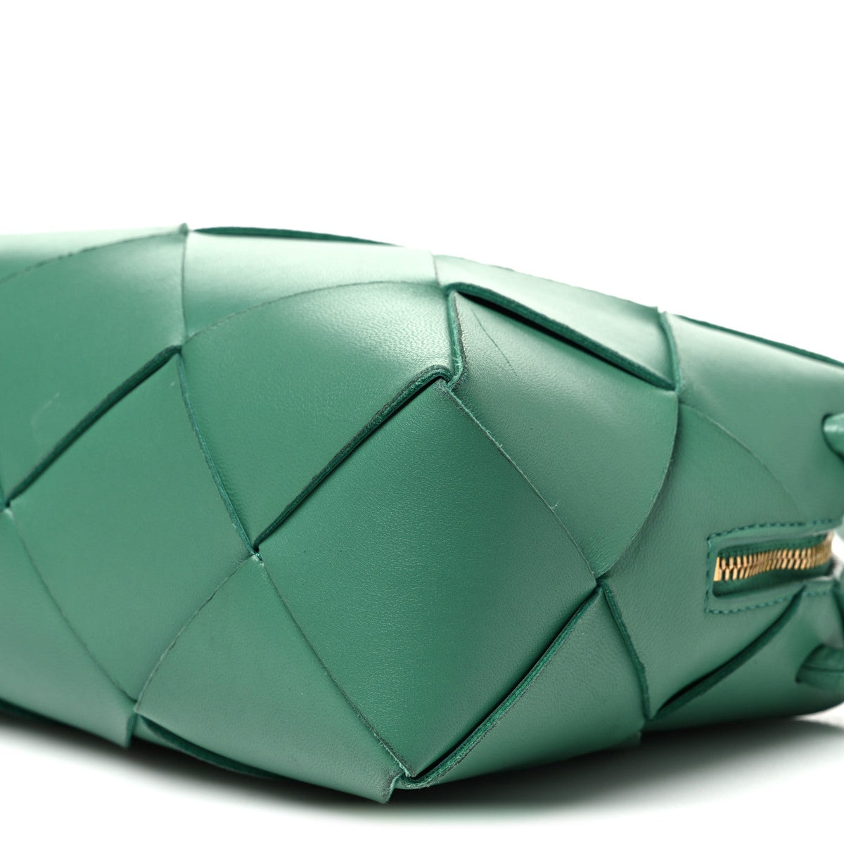 Lambskin Maxi Intrecciato Small Cassette Camera Bag Mermaid