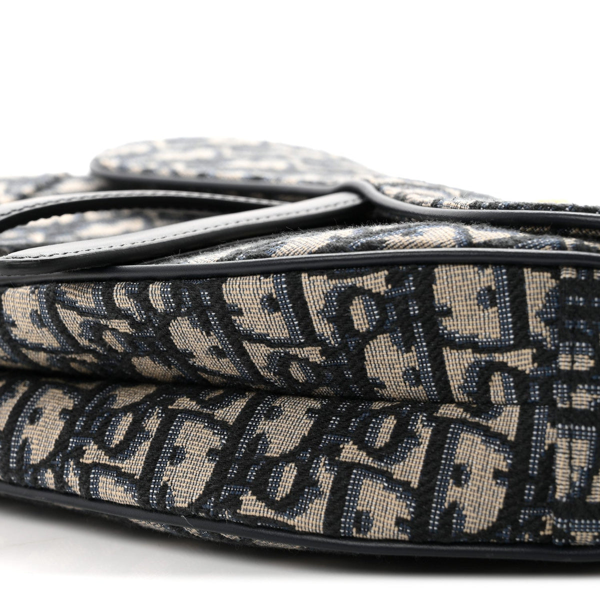 Oblique Saddle Bag With Strap Blue