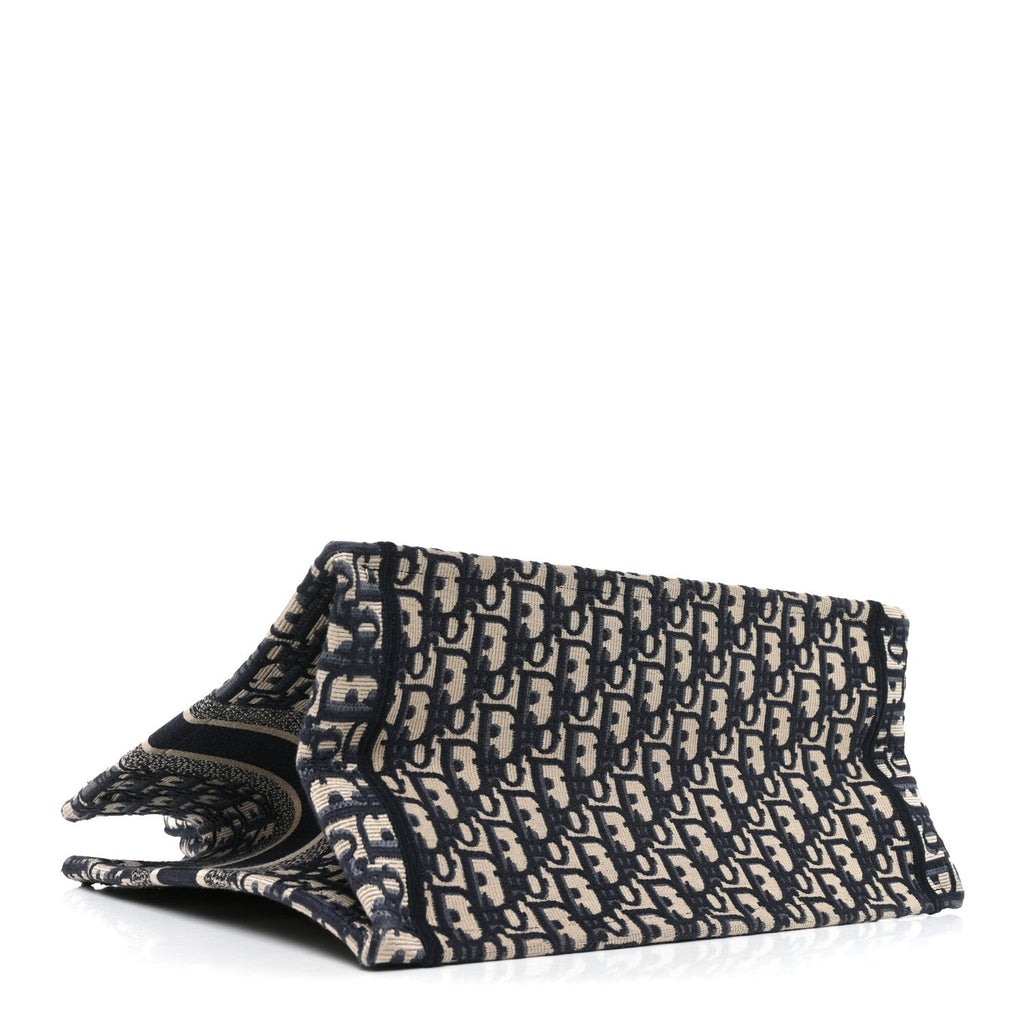Oblique Medium Book Tote Blue Multicolor