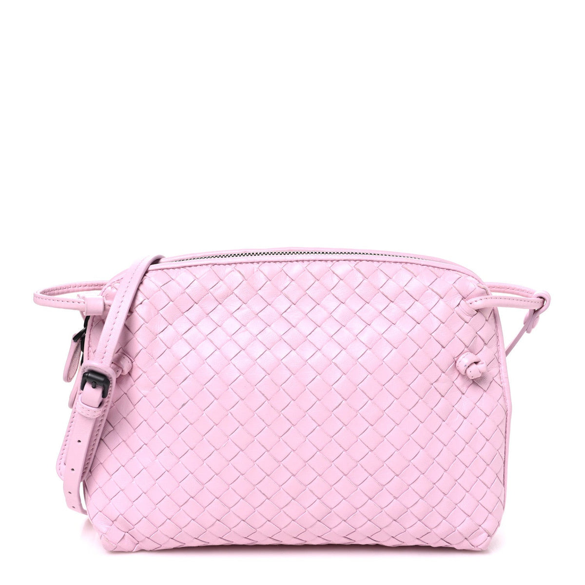 Nappa Intrecciato Nodini Crossbody Messenger Bliss Washed