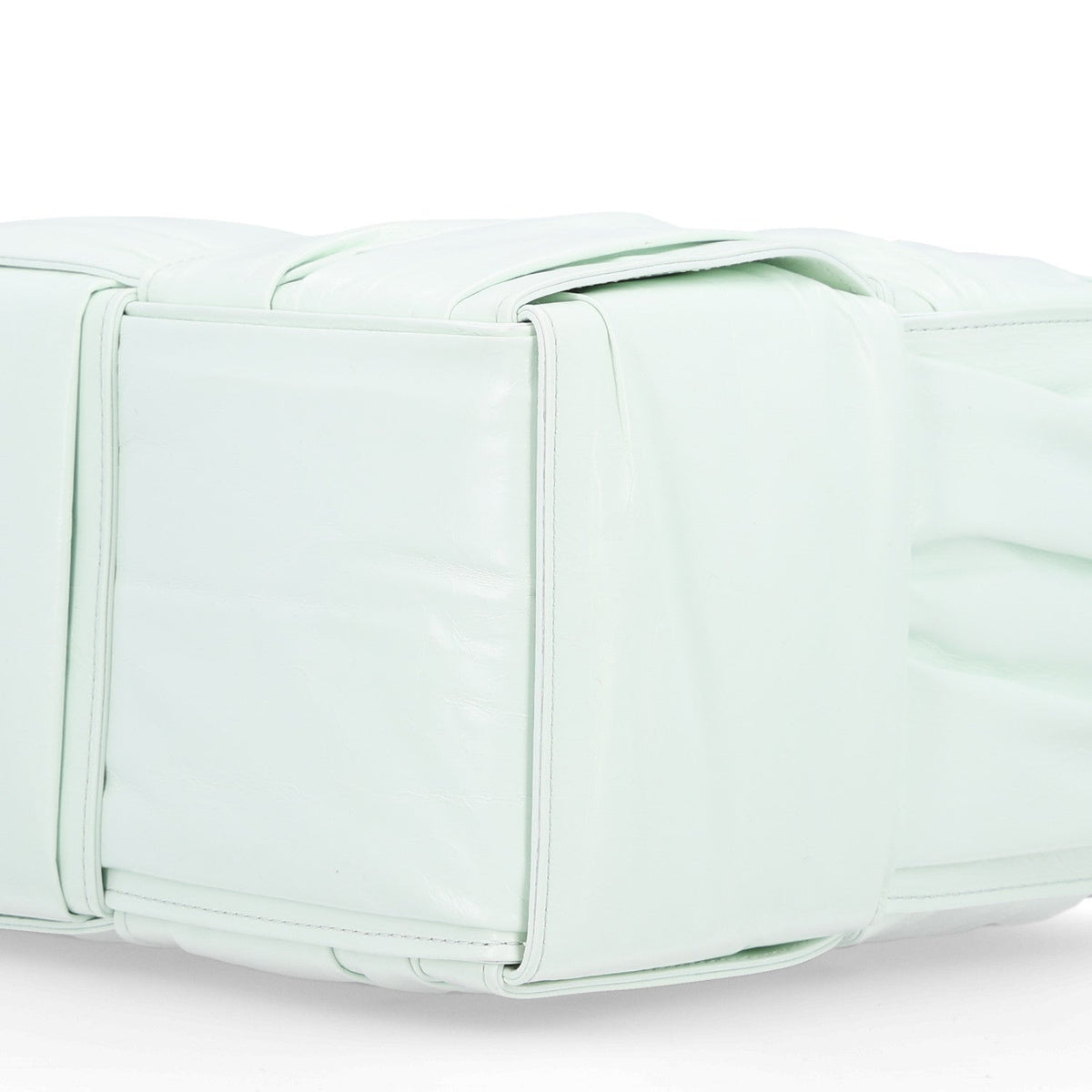 Foulard Intrecciato Pleated Medium Arco Tote Glacier