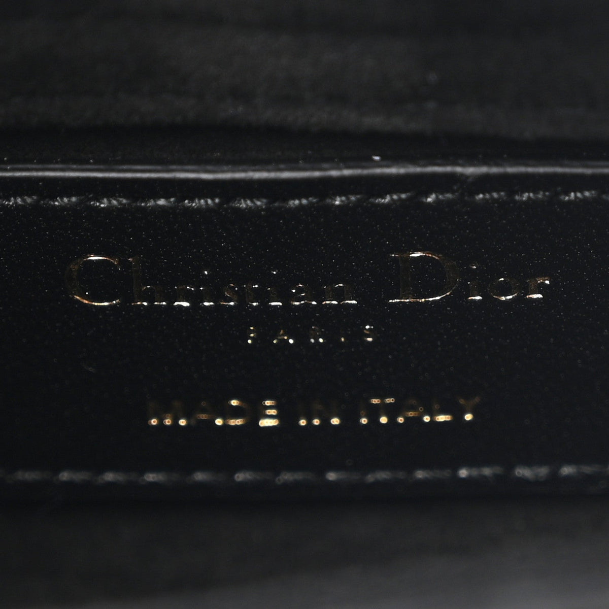 Lambskin Cannage Micro Lady D-Joy Black