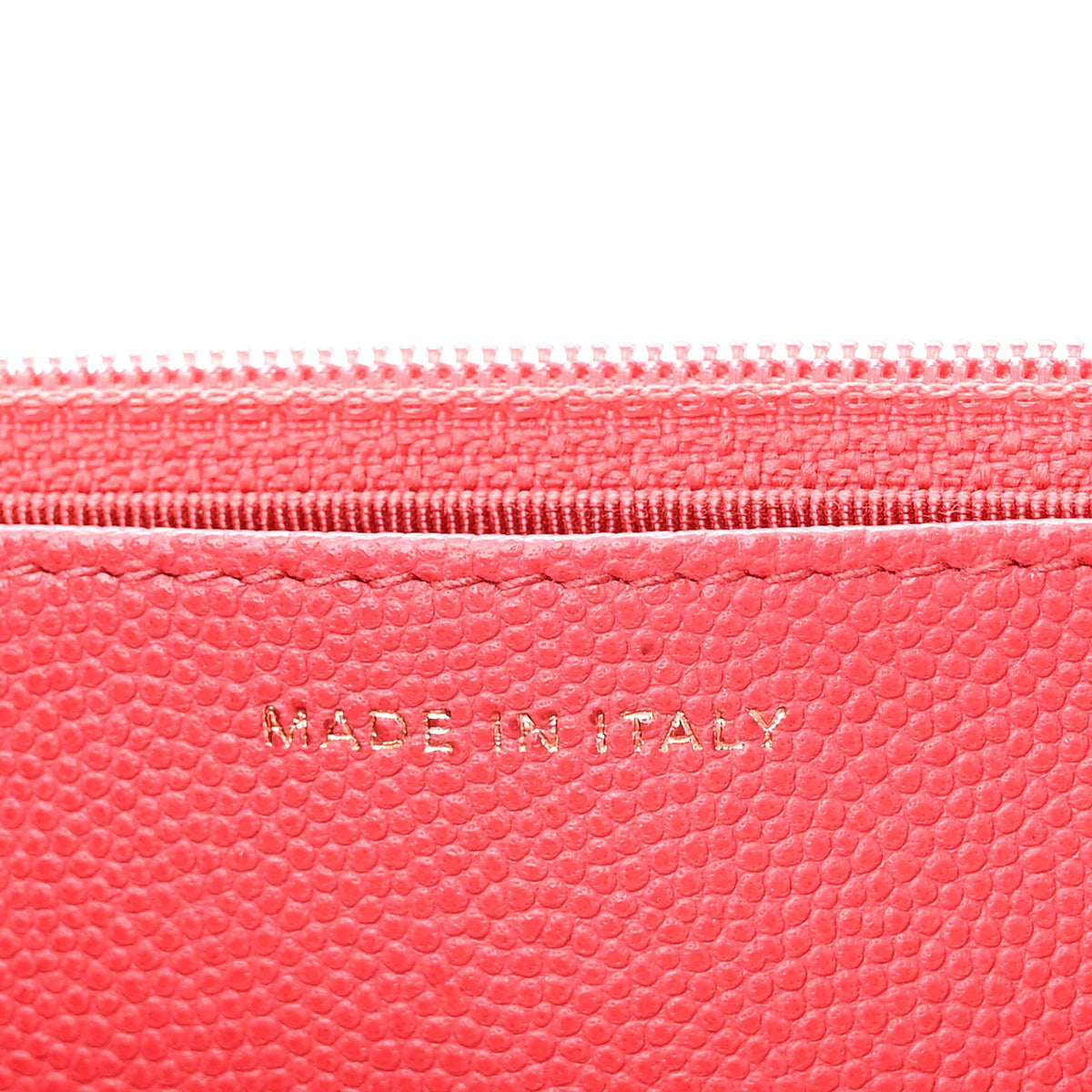 Caviar Quilted Wallet on Chain WOC Pink