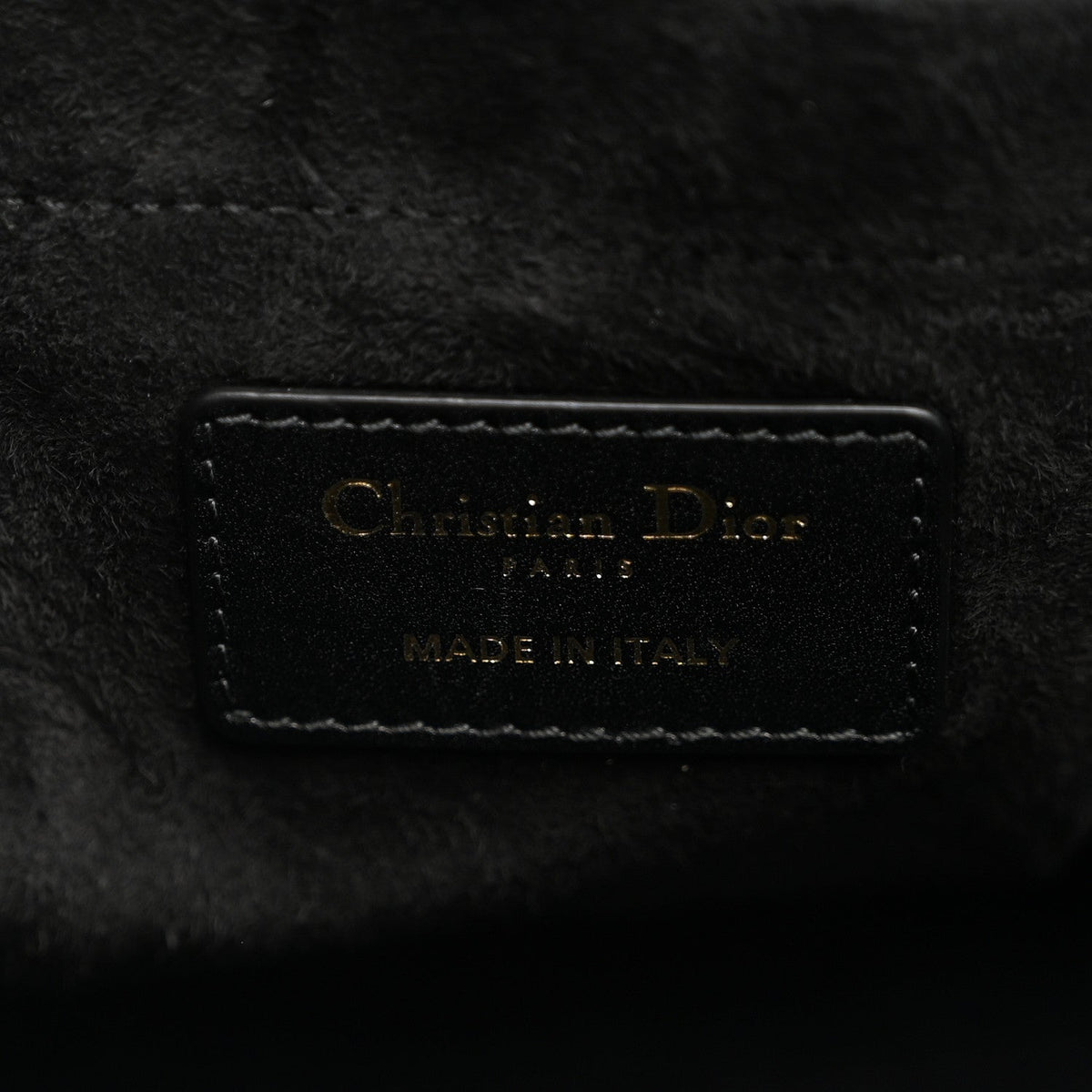 Calfskin Cannage Large The Lady 95.22 Black