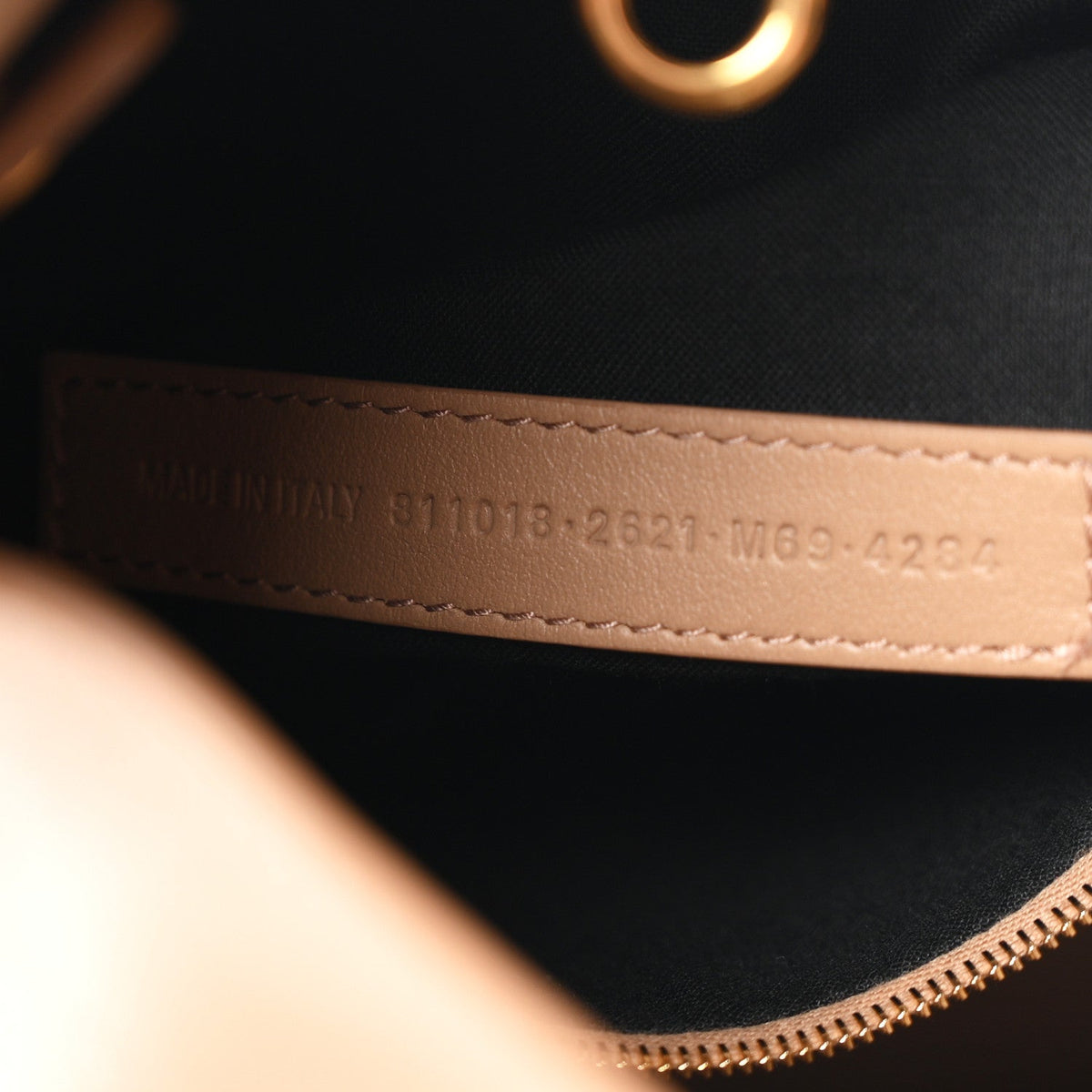 Smooth Calfskin Small Bel Air Hobo Bag Latte