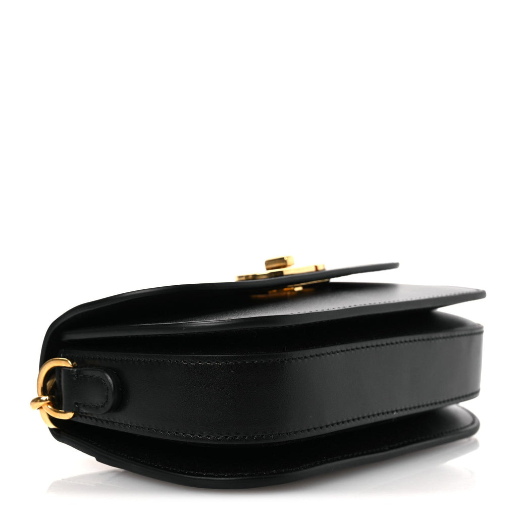 Box Calfskin 30 Montaigne Small Avenue Bag Black