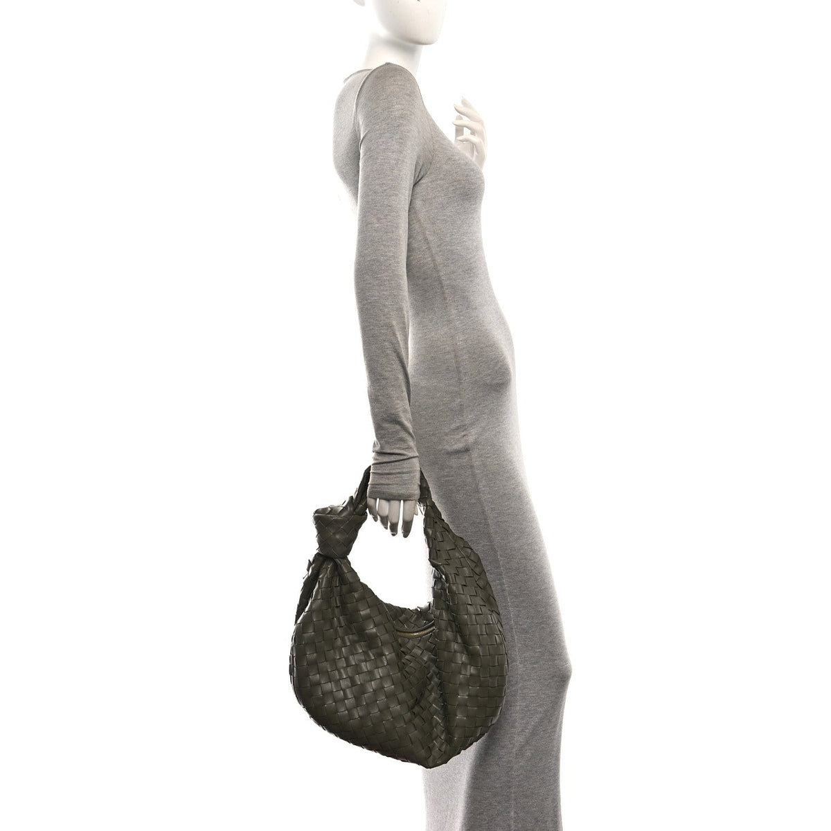 Nappa Intrecciato Small Jodie Cypress