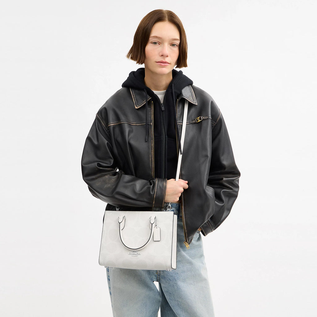 Coach Outlet Maggie Small Tote Bag In Signature Canvas