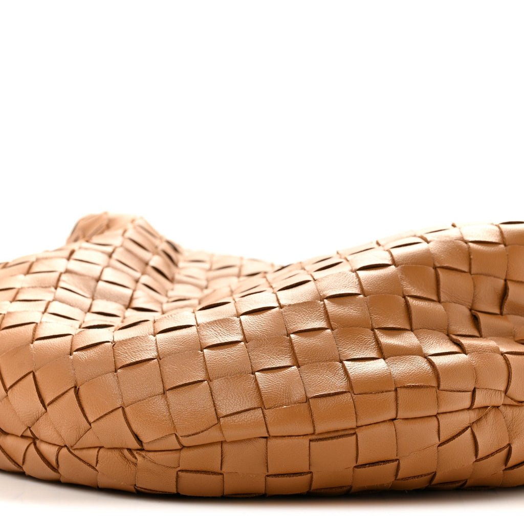Nappa Intrecciato Teen Jodie Hobo Caramel