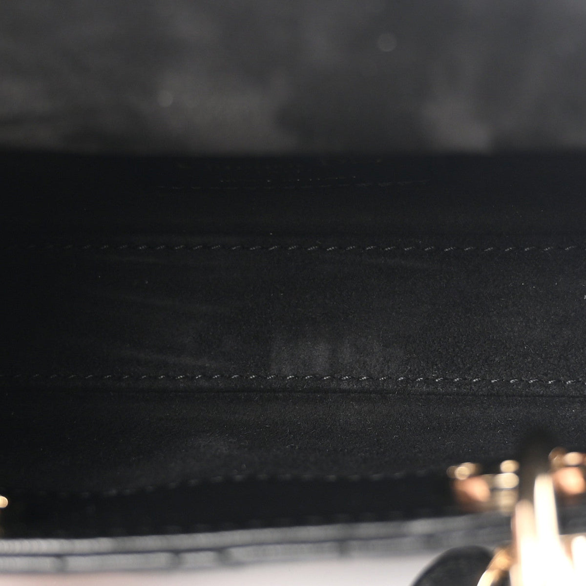 Lambskin Cannage Micro Lady D-Joy Black