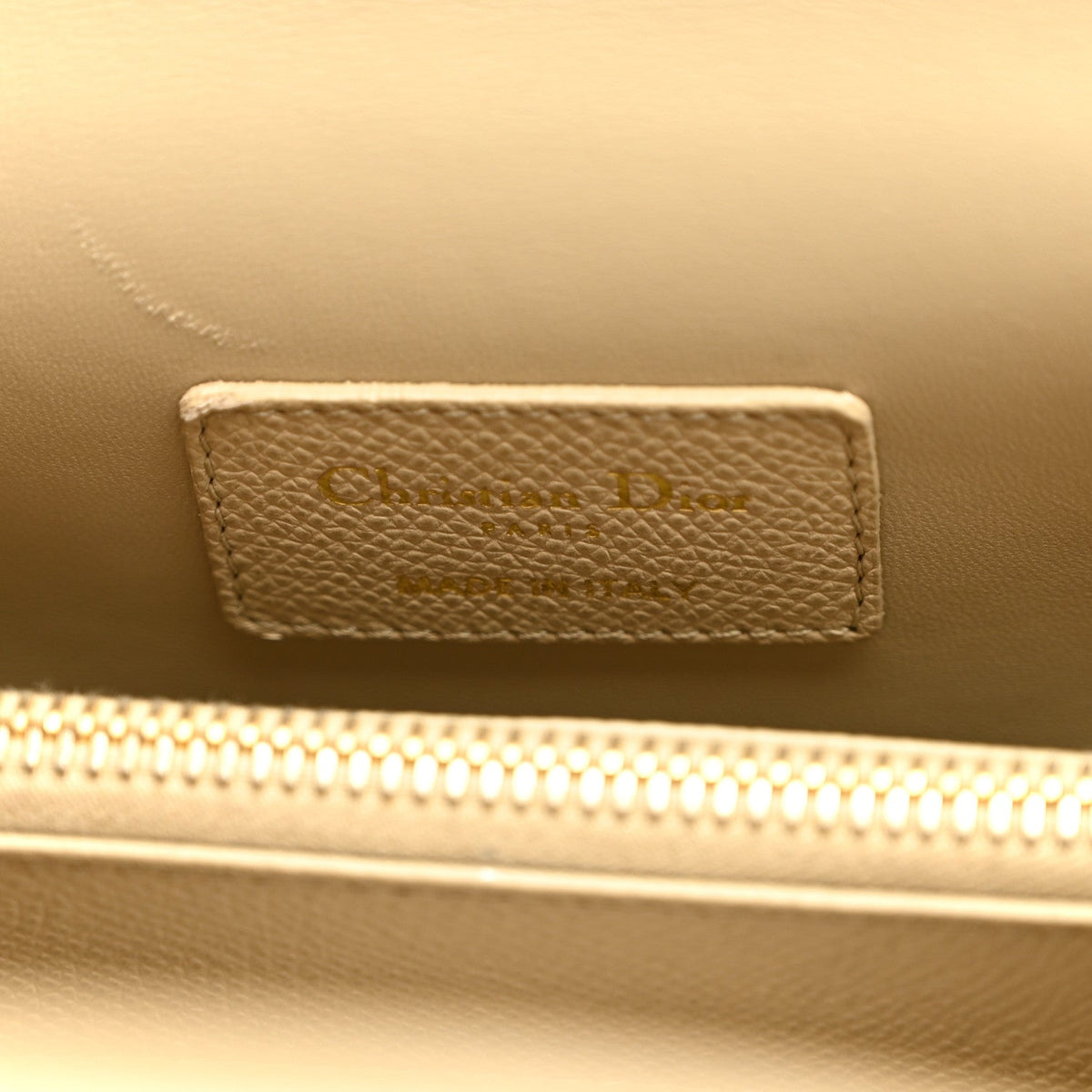 Grained Calfskin St. Honore Tote Beige