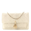 Lambskin Cannage Chain My Dior Daily Chain Pouch Latte