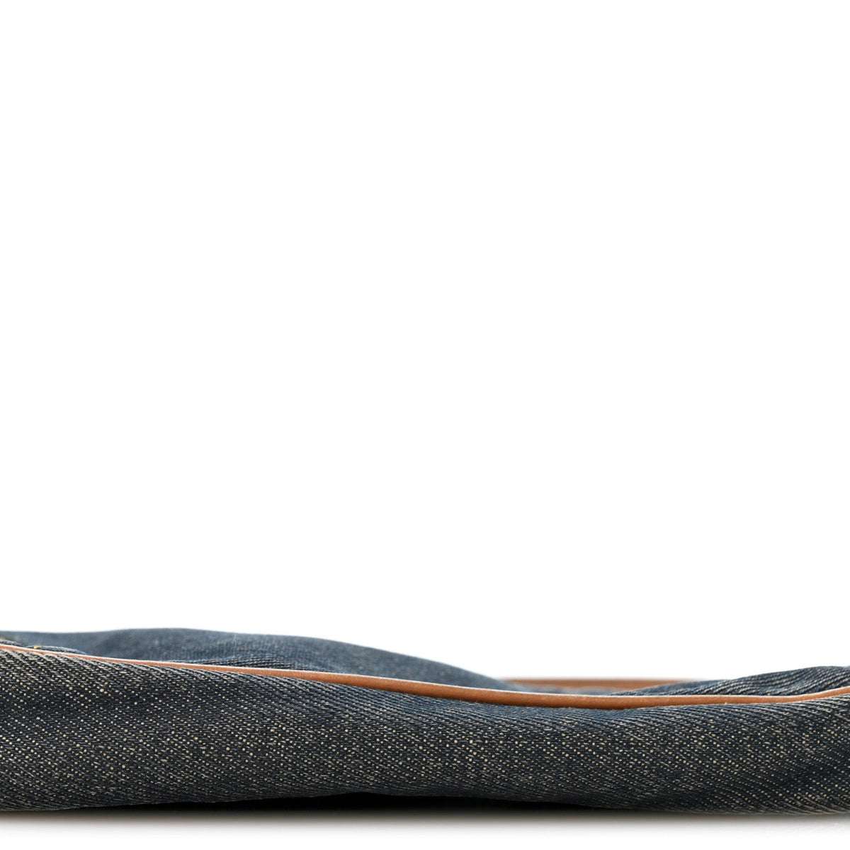 Denim Mini Saddle Pochette Navy