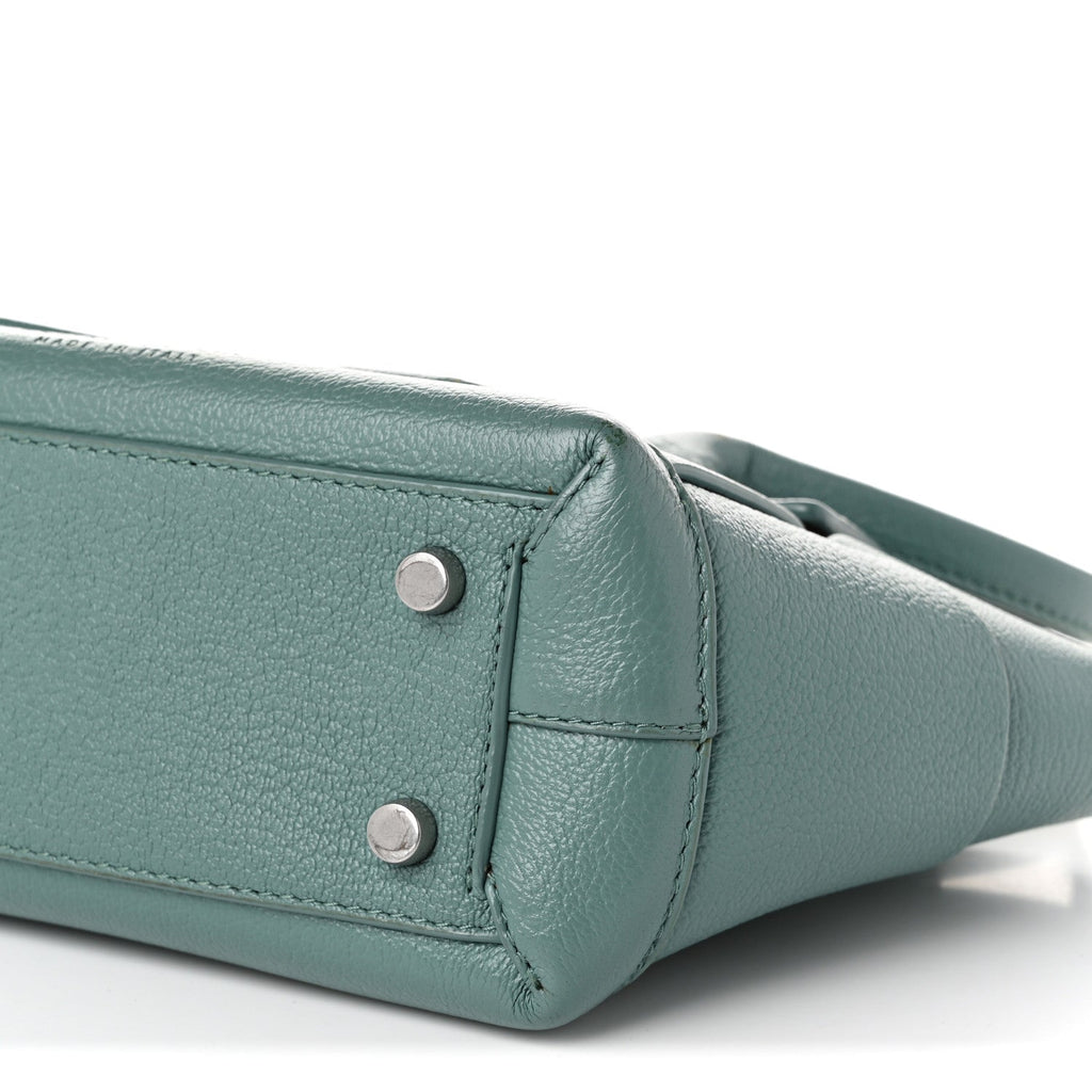 Goatskin Maxi Intrecciato Mini Arco Linoleum