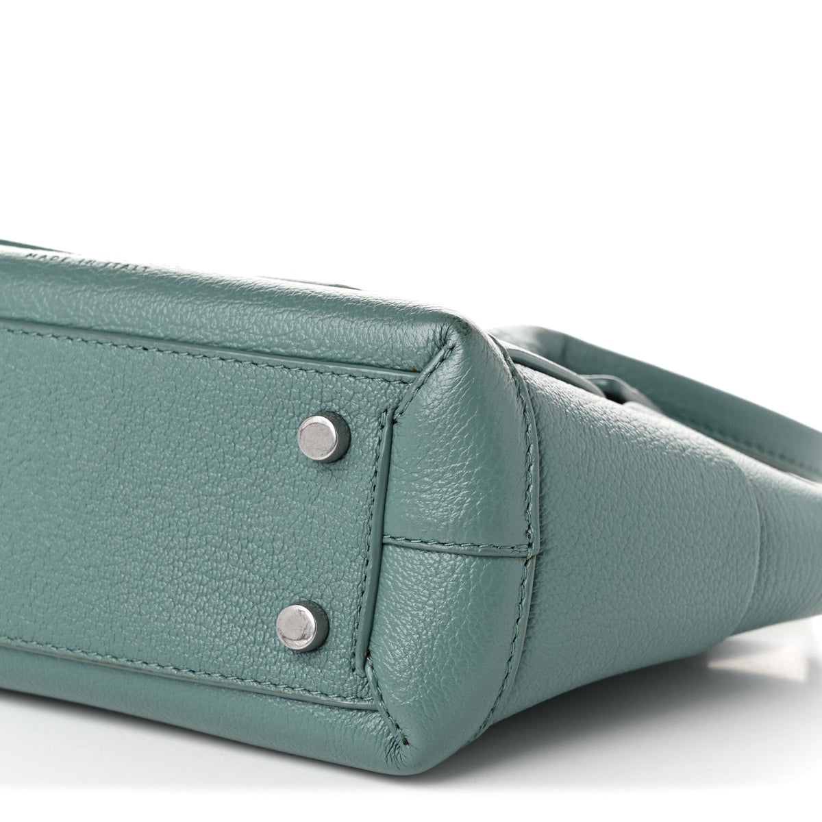 Goatskin Maxi Intrecciato Mini Arco Linoleum