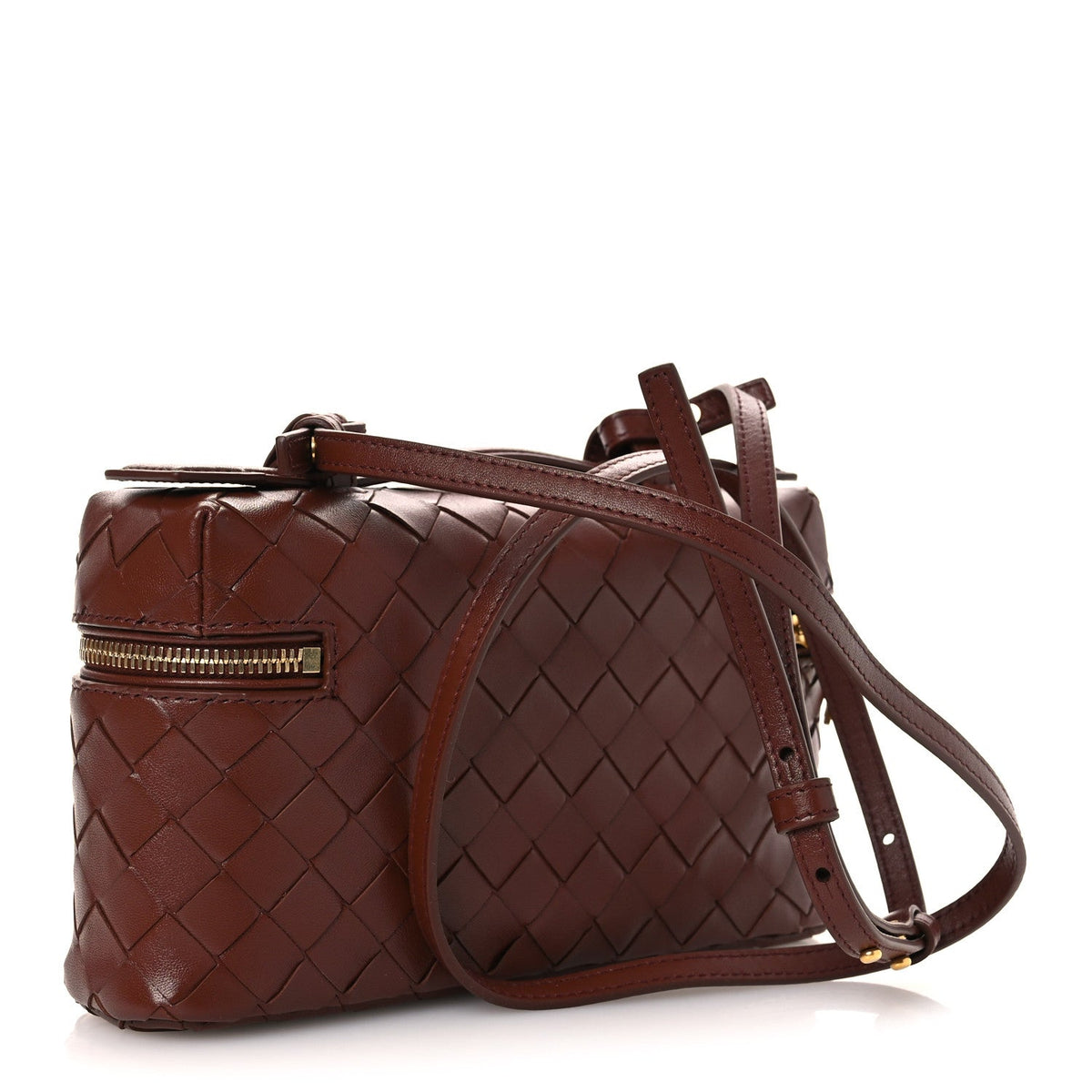 Nappa Intrecciato Bang Bang Vanity Case Sapele