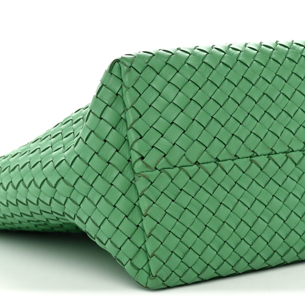 Nappa Intrecciato Medium Cabat Green
