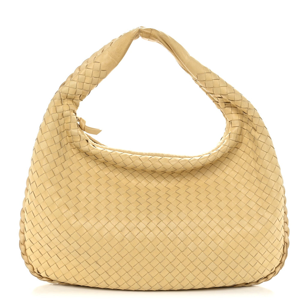 Nappa Intrecciato Medium Veneta Hobo Banane
