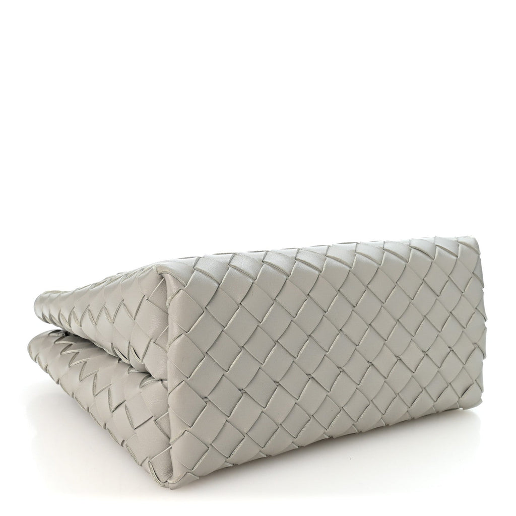 Nappa Intrecciato Small Andiamo Shoulder Bag Sterling
