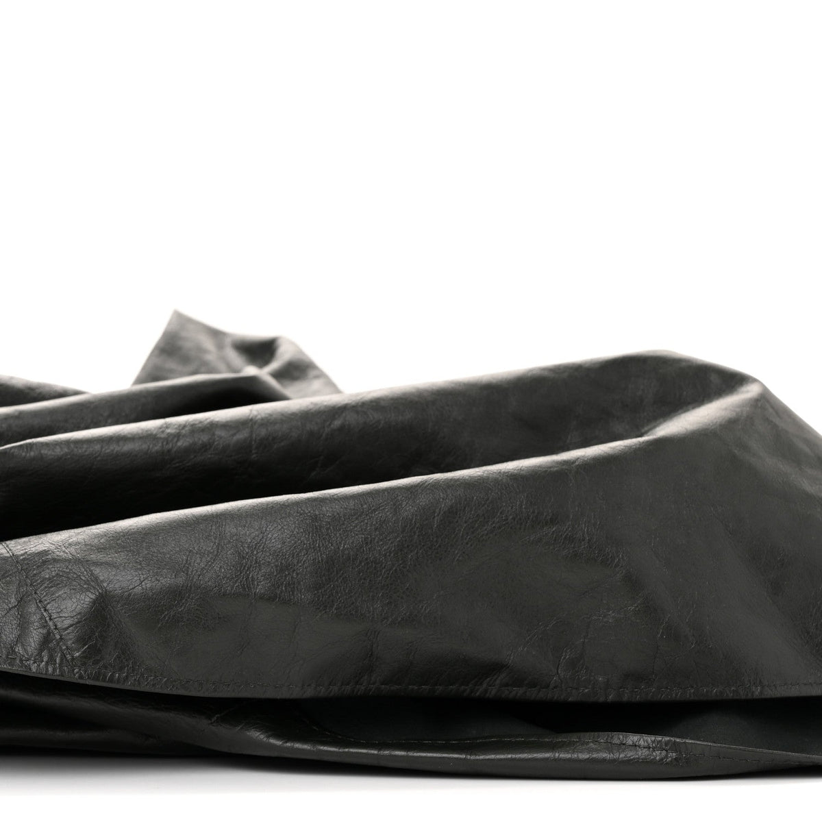 Calfskin Foulard Shoulder Bag Dark Green
