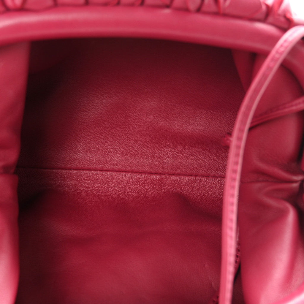 Nappa Intrecciato The Mini Pouch Bordeaux