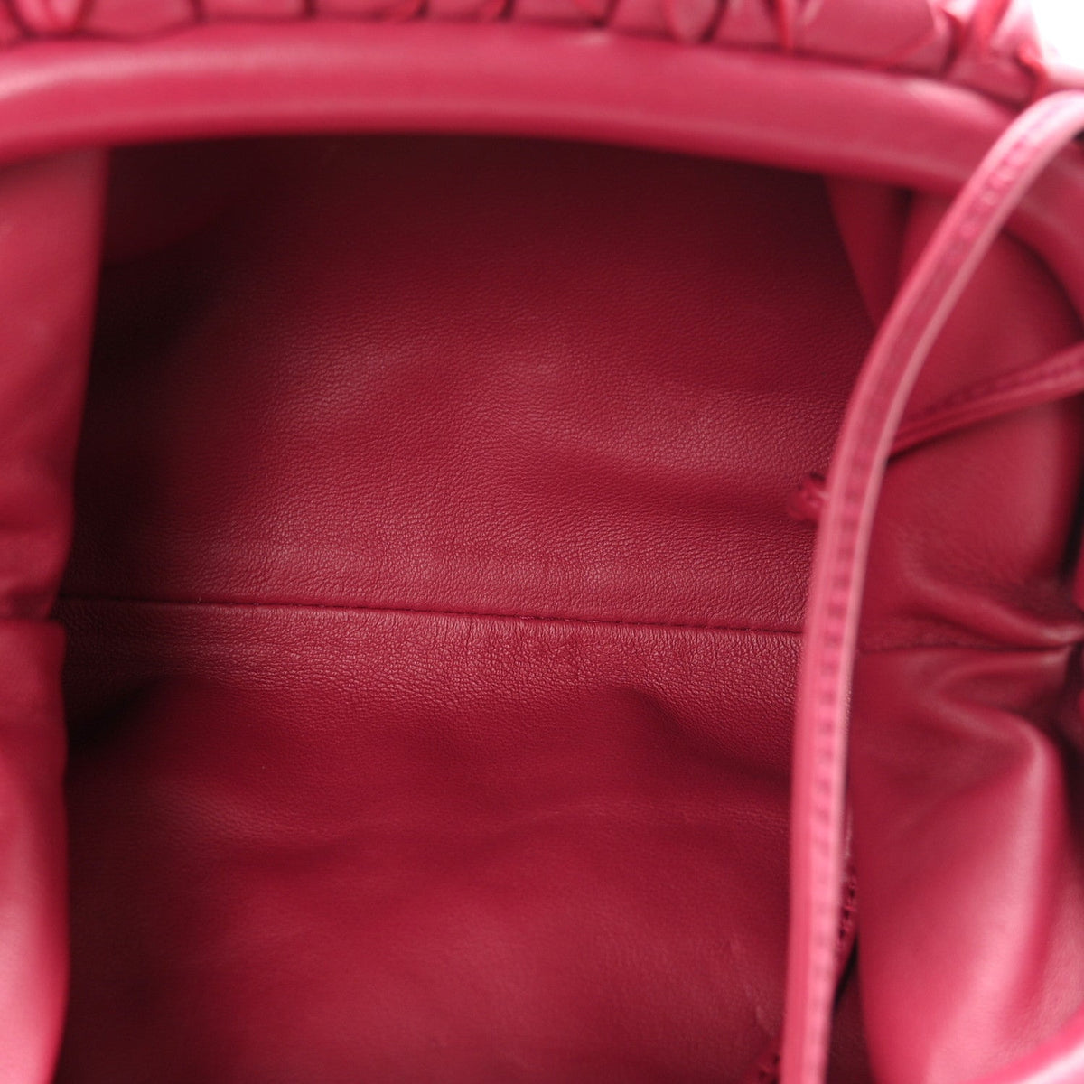 Nappa Intrecciato The Mini Pouch Bordeaux