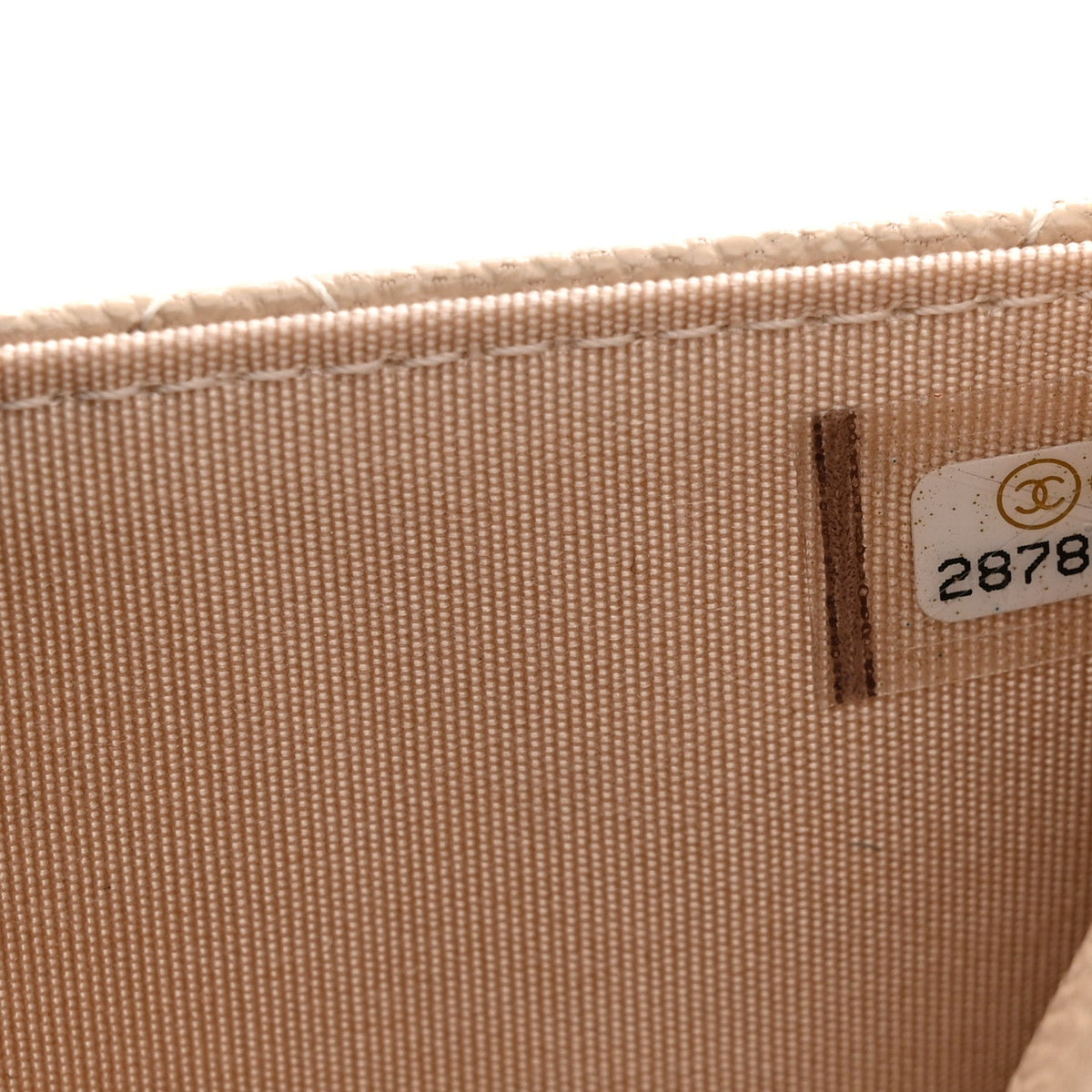 Caviar Quilted Golden Class Wallet On Chain WOC Beige