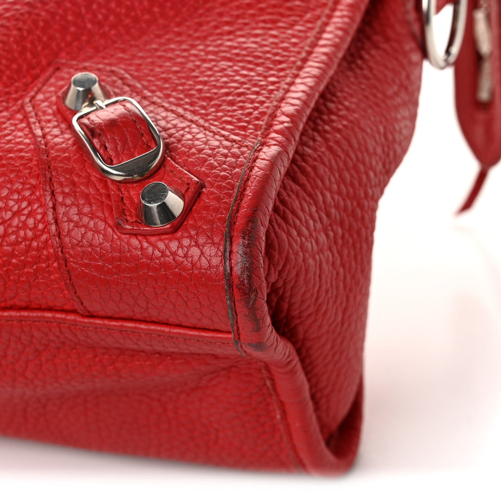 Vibrato Calfskin Classic Silver Hardware S City Rouge Cerise