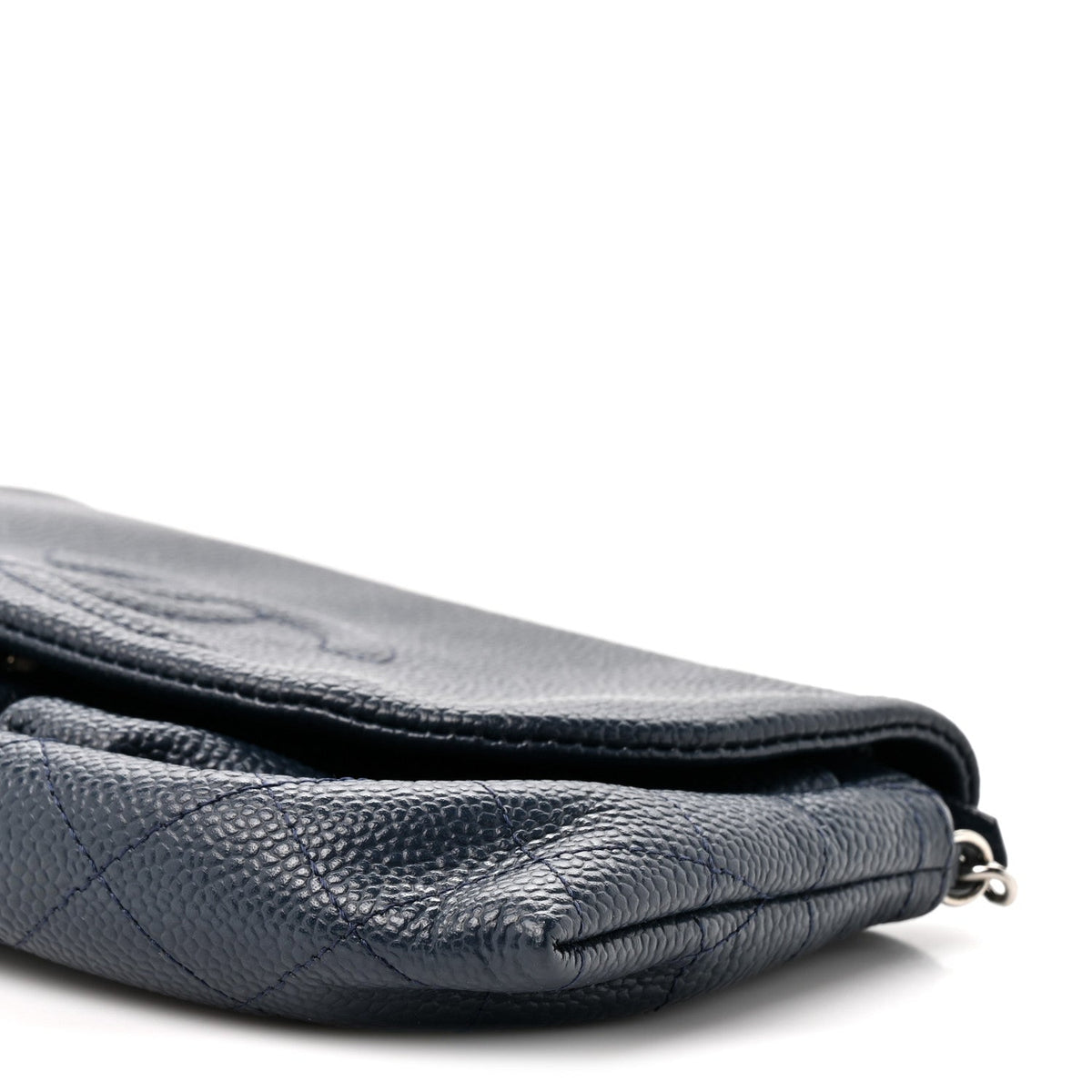 Caviar Half Moon Wallet On Chain WOC Navy
