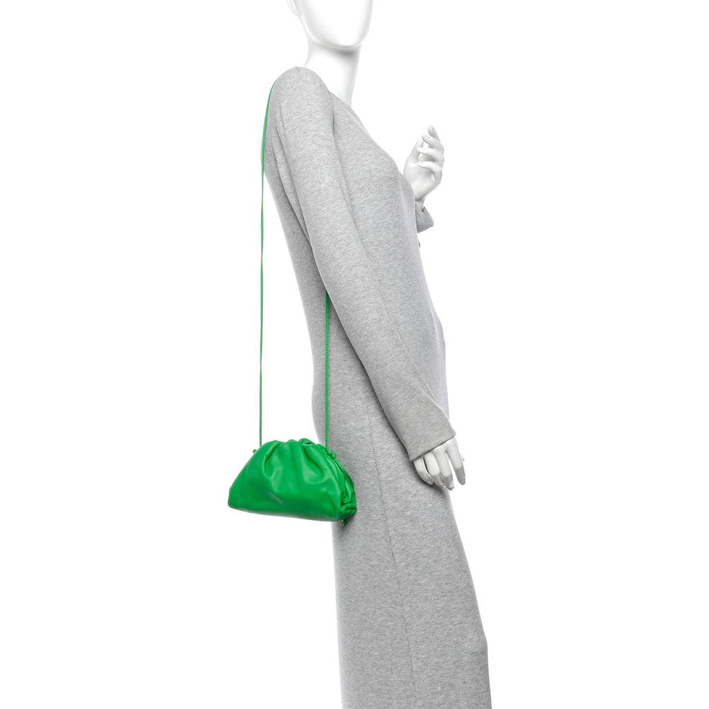 Butter Calfskin The Mini Pouch Parakeet