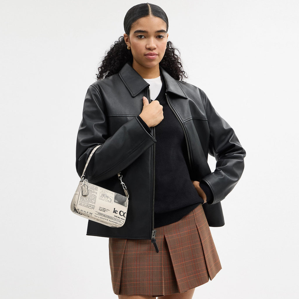 Coach Outlet Nolita 19 With Newspaper Print