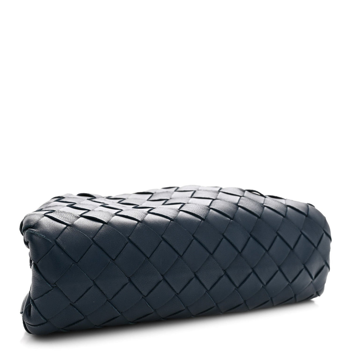 Nappa Intrecciato The Mini Pouch  Deep Blue