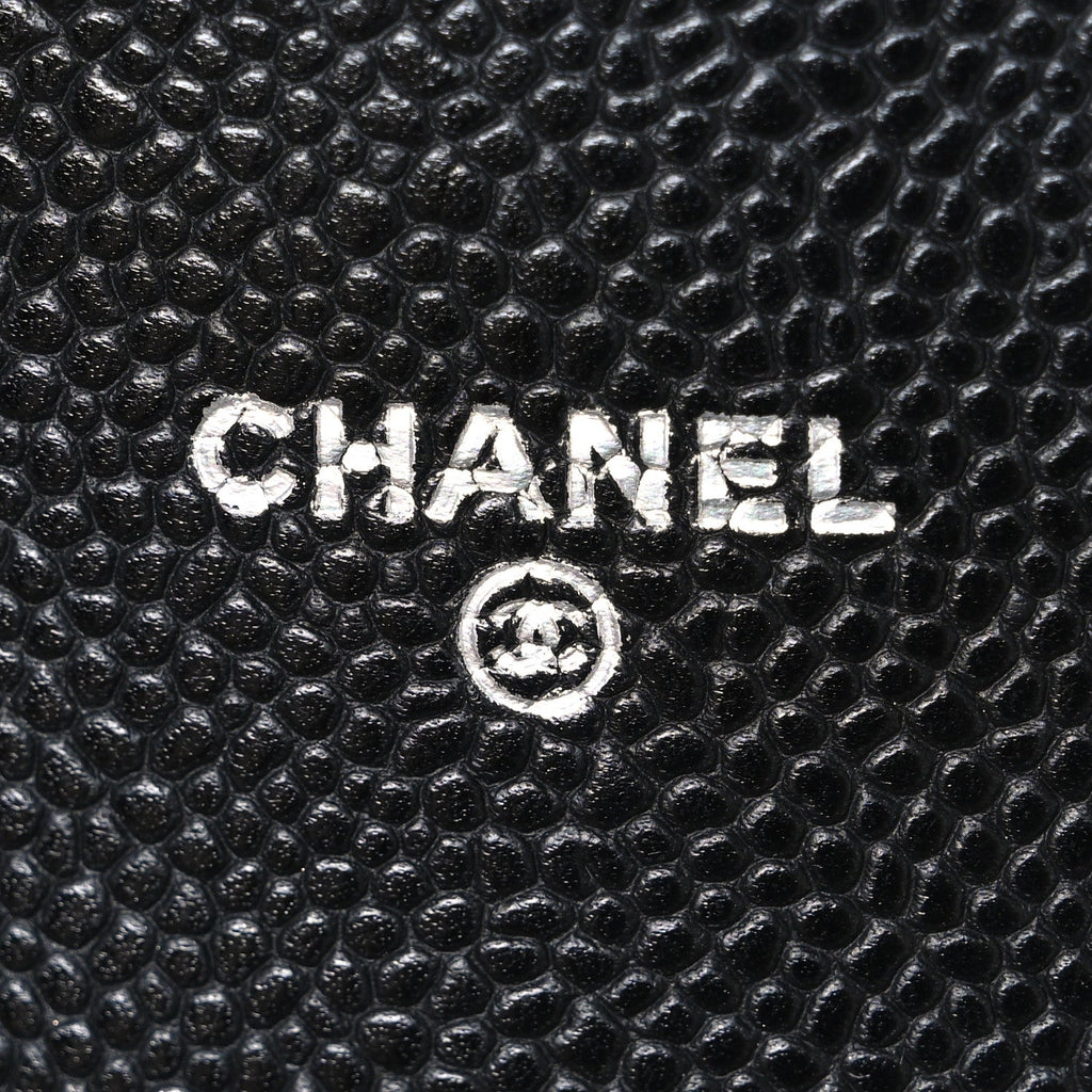 Caviar Half Moon Wallet On Chain WOC Black